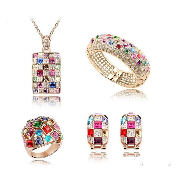 luxurious queen necklace earrings bracelet rings sets fashion crystal jewelry sets 18kgp wedding jewelry set for women dtcr4, Slivery;golden
luxurious queen necklace earrings bracelet rings sets fashion crystal jewelry sets 18kgp wedding jewelry set for women dtcr4, Slivery;golden
