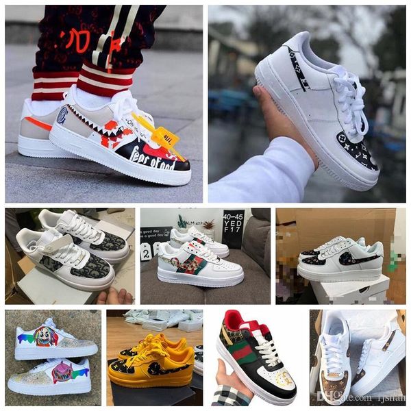 2020new graffi dunk 1 utility running shoes men women triple air af 1 forces airforce one skateboard mens trainers sports sneakers, Black
2020new graffi dunk 1 utility running shoes men women triple air af 1 forces airforce one skateboard mens trainers sports sneakers, Black