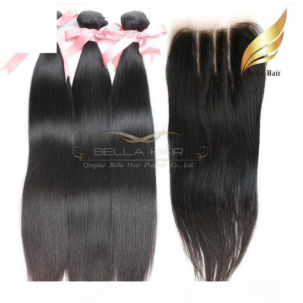 peruvian virgin human hair wefts with lace closure 3 part silky straight natural color 8-34 inch bellahair, Black
peruvian virgin human hair wefts with lace closure 3 part silky straight natural color 8-34 inch bellahair, Black
