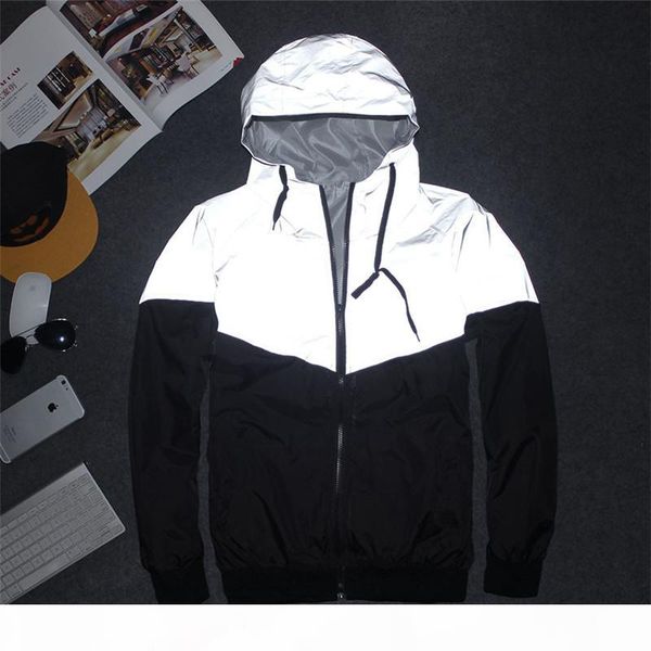 tide hoodies men's 3m reflective jacket hiphop windbreaker waterproof sporting women lovers hooded coats fluorescent sweatshirts sh1909, Black;brown
tide hoodies men's 3m reflective jacket hiphop windbreaker waterproof sporting women lovers hooded coats fluorescent sweatshirts sh1909, Black;brown