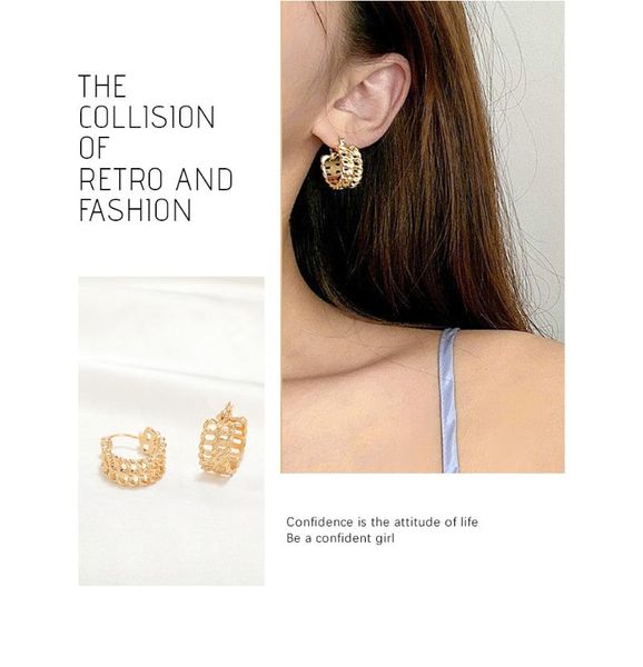 sjcho-54 korean round hoop earrings for women guality shine alloy circle thick wide earring ear ring female kpop cute brincos, Golden;silver
sjcho-54 korean round hoop earrings for women guality shine alloy circle thick wide earring ear ring female kpop cute brincos, Golden;silver
