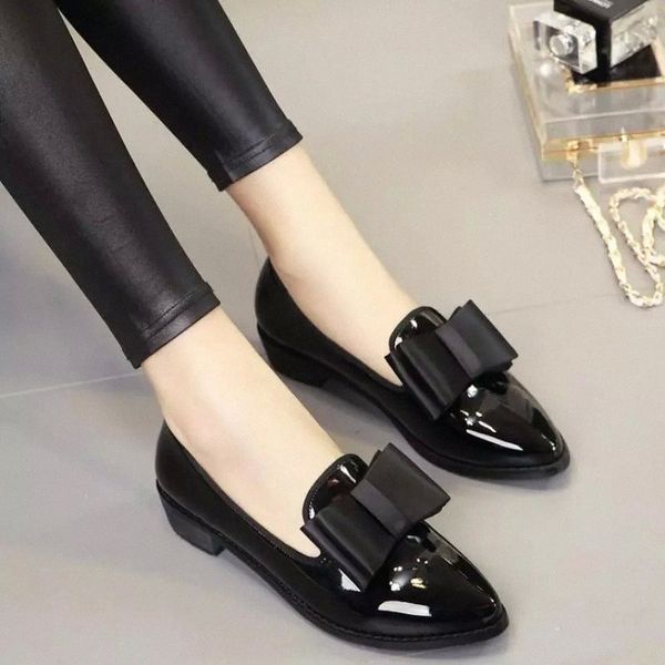 women fashion single shoes bow patent leather lady loafers casual leather shoes pointed toe slip on office flats zapatos mujer #da5g
women fashion single shoes bow patent leather lady loafers casual leather shoes pointed toe slip on office flats zapatos mujer #da5g