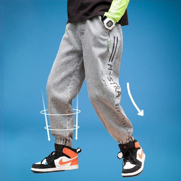 jeans boys pants spring autumn new 2021 korean big boys loose causal straight denim trousers streetwear all-match clothing 4-16y, Blue
jeans boys pants spring autumn new 2021 korean big boys loose causal straight denim trousers streetwear all-match clothing 4-16y, Blue
