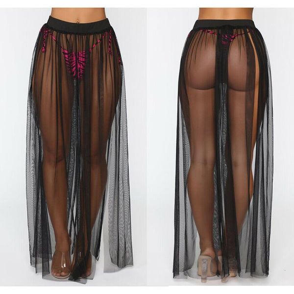 women beach mesh sheer skirts swim wear bikini cover up wrap long sarong pareo see through ladies clothes holiday fashion new, Black
women beach mesh sheer skirts swim wear bikini cover up wrap long sarong pareo see through ladies clothes holiday fashion new, Black