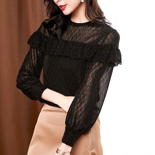 silver mesh perspective t-shirt long sleeve t-shirt women 2020 spring korean loose ruffle sweet bottoming trend qbdtx, White
silver mesh perspective t-shirt long sleeve t-shirt women 2020 spring korean loose ruffle sweet bottoming trend qbdtx, White