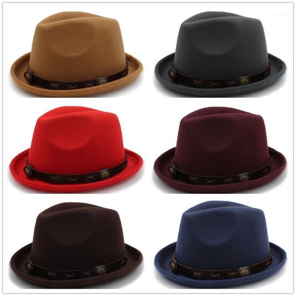 wide brim hats british wool jazz cap hat for vintage autuman winter ladies fedora with metal belt female hats1, Blue;gray
wide brim hats british wool jazz cap hat for vintage autuman winter ladies fedora with metal belt female hats1, Blue;gray