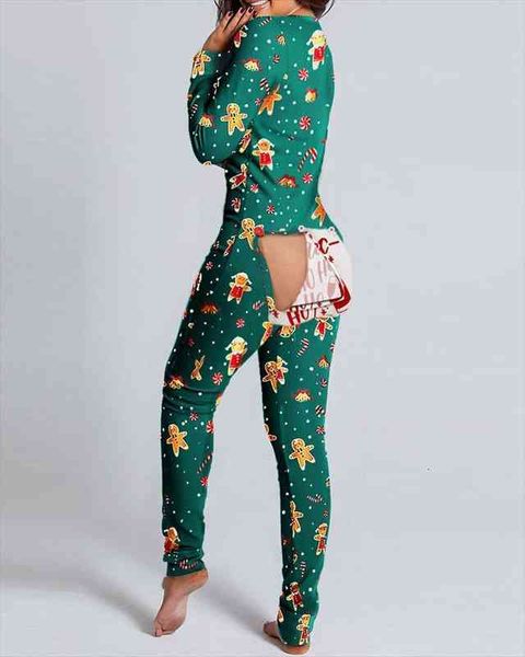 women fashion elegant casual christmas print functional buttoned flap adults pajamas jumpsuits homewear, Black;white
women fashion elegant casual christmas print functional buttoned flap adults pajamas jumpsuits homewear, Black;white