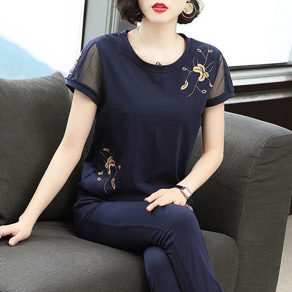 mom sports suit women leisure two piece women's mom sports summerwear 2020 summer new year women's middle age fashion summer fvone, Gray
mom sports suit women leisure two piece women's mom sports summerwear 2020 summer new year women's middle age fashion summer fvone, Gray
