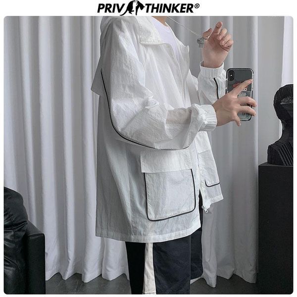 men summer sun protection clothing 2020 men's breathable tnin fashion cargo jacket outwear male white coat oversize1, Black;brown
men summer sun protection clothing 2020 men's breathable tnin fashion cargo jacket outwear male white coat oversize1, Black;brown