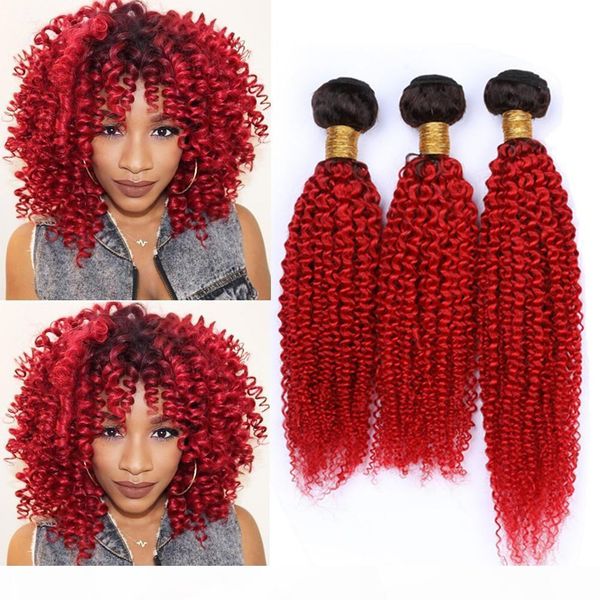 #1b red ombre brazilian curly human hair bundles black and bright red ombre kinky curly weaves virgin hair extensions dark roots 300gram, Black;brown
#1b red ombre brazilian curly human hair bundles black and bright red ombre kinky curly weaves virgin hair extensions dark roots 300gram, Black;brown