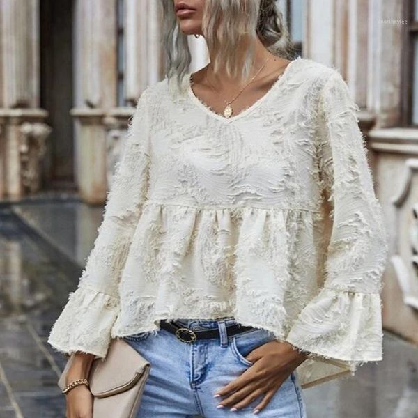 foridol v neck embriodery pelpum blouse women spring autumn flare sleeve office ladies casual 20201, White
foridol v neck embriodery pelpum blouse women spring autumn flare sleeve office ladies casual 20201, White