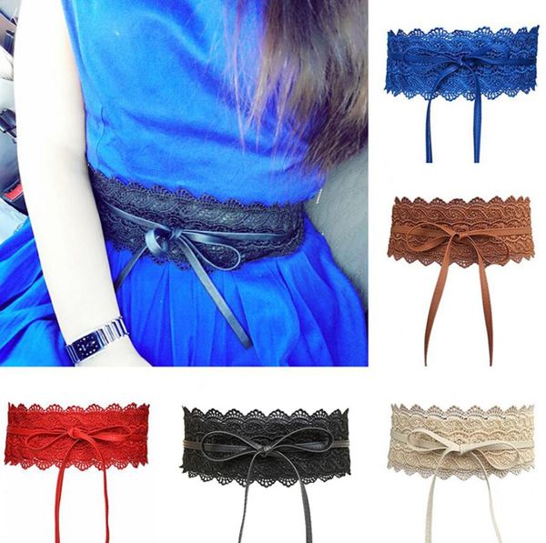 black lace wide belt wrist self tie corset belt female bowknot weavin boho waist band for women wedding dress q2 gift ing, Black;brown
black lace wide belt wrist self tie corset belt female bowknot weavin boho waist band for women wedding dress q2 gift ing, Black;brown