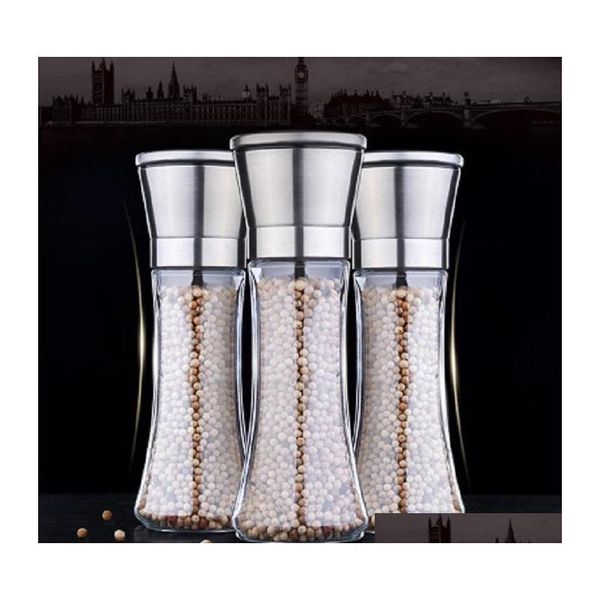 salt pepper mill grinder stainless steel seasoning bottle grinder glass kitchen accessaries tool jllwyj network2010
salt pepper mill grinder stainless steel seasoning bottle grinder glass kitchen accessaries tool jllwyj network2010