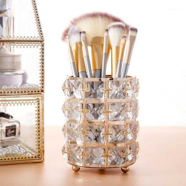storage boxes & bins european style metal crystal makeup brush organizer eyebrow pencil comb jewelry pearl cosmetic box1
storage boxes & bins european style metal crystal makeup brush organizer eyebrow pencil comb jewelry pearl cosmetic box1