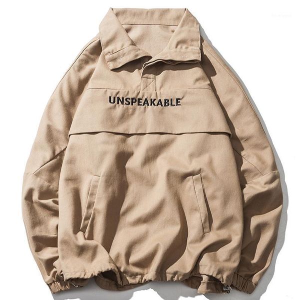 autumn winter 2020 fashion new youth hong kong style stand collar embroidered pullover jacket men's korean casual loose jacket1, Black;brown
autumn winter 2020 fashion new youth hong kong style stand collar embroidered pullover jacket men's korean casual loose jacket1, Black;brown