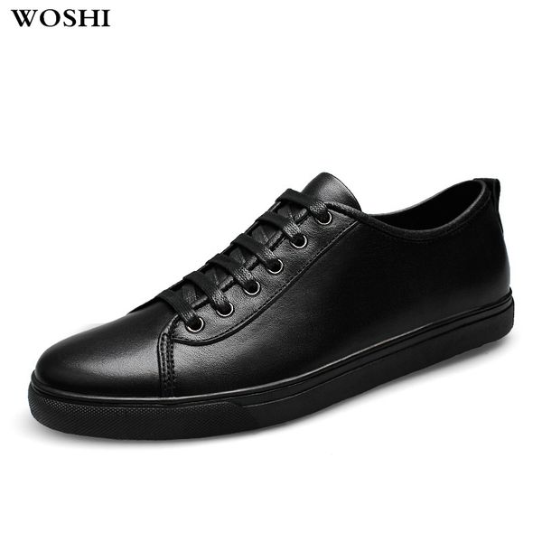 men genuine leather shoes lace-up young men casual outdoor summer hole breathable men trend sneakers mens loafers shoes l5 t200610, Black
men genuine leather shoes lace-up young men casual outdoor summer hole breathable men trend sneakers mens loafers shoes l5 t200610, Black