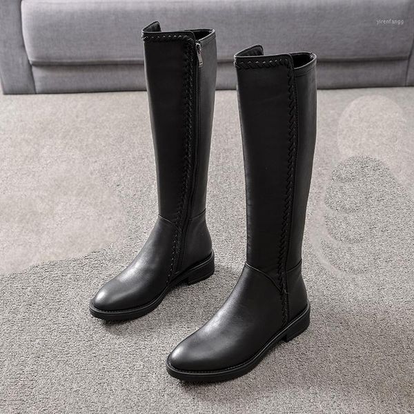 deat 2020 new autumn and winter fashion casual round toe black flat bottomed high tube boots shoes women sg1341
deat 2020 new autumn and winter fashion casual round toe black flat bottomed high tube boots shoes women sg1341