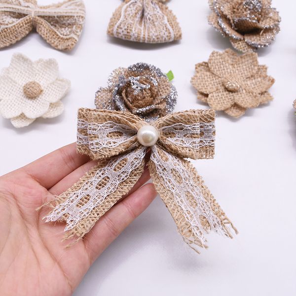christmas 5pcs/lot vintage hessian wedding ribbon burlap bowknot for party diy craft decoration jute flower supplies
christmas 5pcs/lot vintage hessian wedding ribbon burlap bowknot for party diy craft decoration jute flower supplies