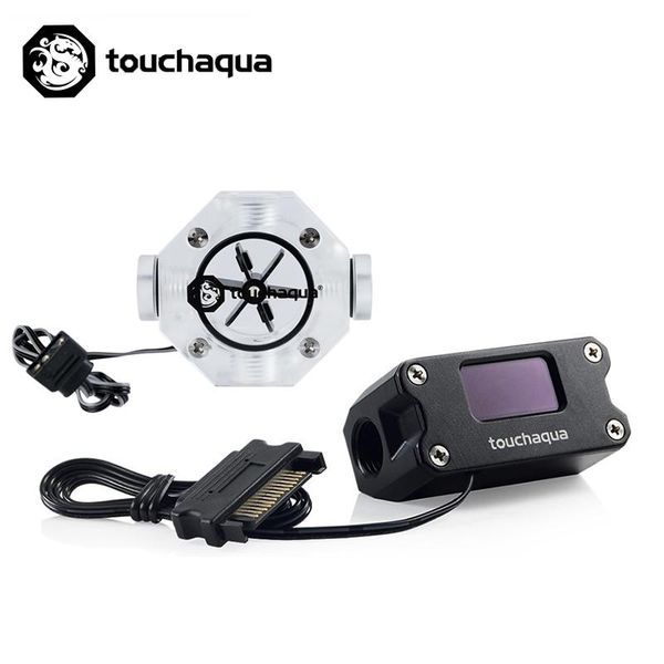 bitspower touchaqua water velocity flow kit with temperature display rate indicator +5v 3pin drgb g1/4 flow meter
bitspower touchaqua water velocity flow kit with temperature display rate indicator +5v 3pin drgb g1/4 flow meter