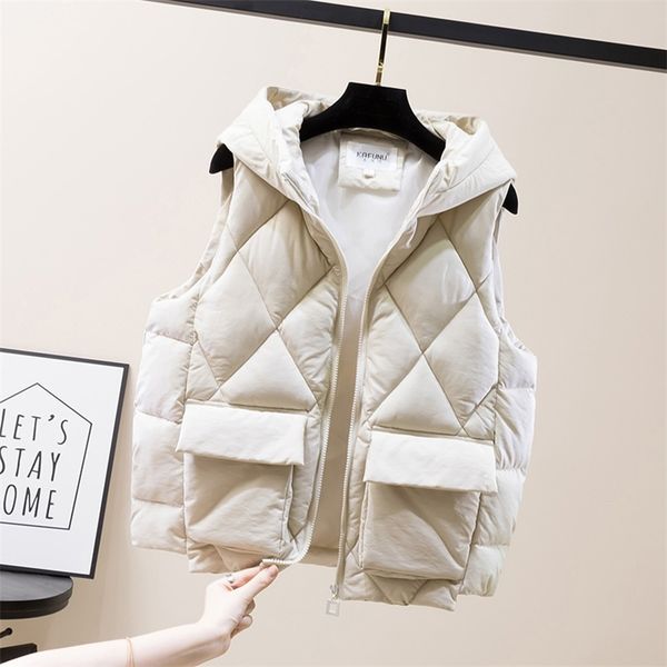 almuerk winter women vest pockets fashion warm down jacket warm sleeveless woman cotton outfit casual 201211, Black;white
almuerk winter women vest pockets fashion warm down jacket warm sleeveless woman cotton outfit casual 201211, Black;white