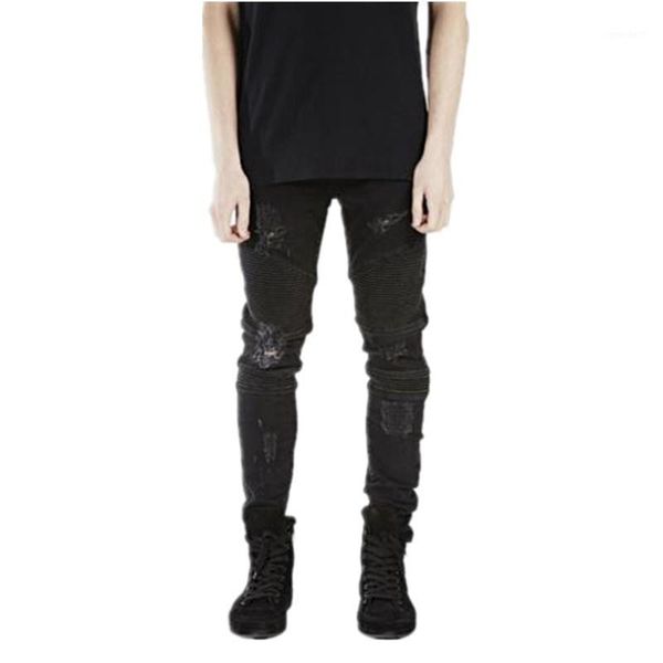 men's jeans skinny men vintage denim casual stretch 2021 spring pleated patchwork hole ripped male zipper pencil pants1, Blue
men's jeans skinny men vintage denim casual stretch 2021 spring pleated patchwork hole ripped male zipper pencil pants1, Blue