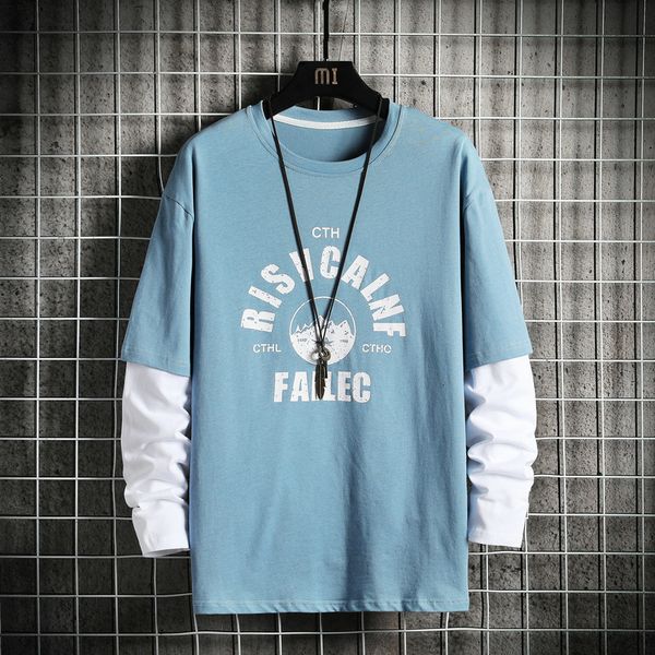 2021 new autumn fashion oversize pieces black impression male long sleeve neck shirt for man t h7b0, White;black
2021 new autumn fashion oversize pieces black impression male long sleeve neck shirt for man t h7b0, White;black