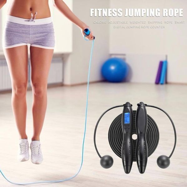 digital counting jump rope w/ calories counter timer cordless skipping rope portable aps + tpe fitness body building equipment1
digital counting jump rope w/ calories counter timer cordless skipping rope portable aps + tpe fitness body building equipment1