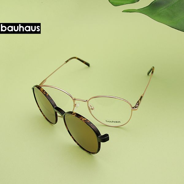 x103 bauhaus magnet polarized women men sunglasses retro round metal frames glasses fashion brand sun glasses uv400, White;black
x103 bauhaus magnet polarized women men sunglasses retro round metal frames glasses fashion brand sun glasses uv400, White;black