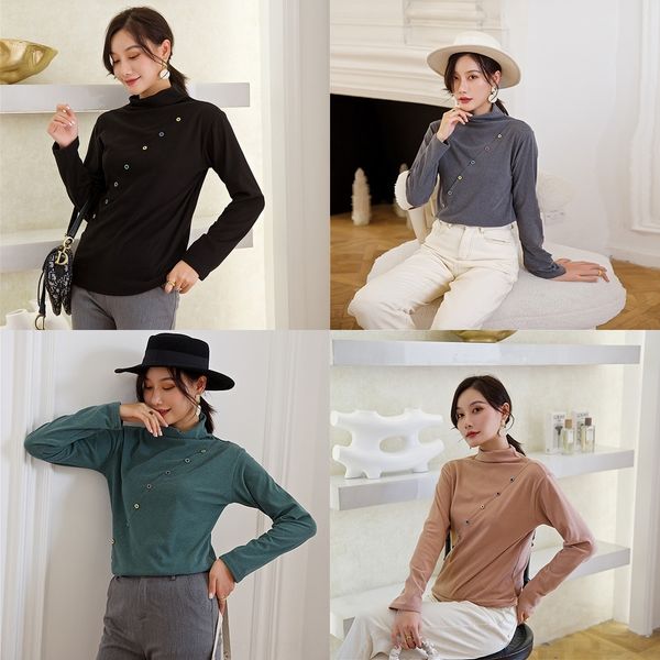 rztgg new autumn high collar cationic bottoming shirt in half and winter 2020 keep women's korean de velvet warm and warm casual solid, White
rztgg new autumn high collar cationic bottoming shirt in half and winter 2020 keep women's korean de velvet warm and warm casual solid, White