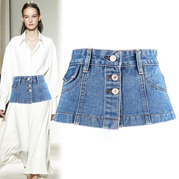 new fashion wide belts single breasted wide denim girdle women for women wedding dress waistband lady, Black;brown
new fashion wide belts single breasted wide denim girdle women for women wedding dress waistband lady, Black;brown