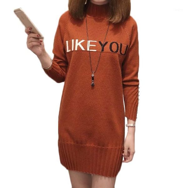 autumn winter long knit sweater pullover women clothing half turtleneck long-sleeved bead loose large size jumper sweater female1, White;black
autumn winter long knit sweater pullover women clothing half turtleneck long-sleeved bead loose large size jumper sweater female1, White;black