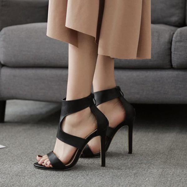 woman sandals 2020 summer roman open toe back zipper thin high heel party wedding shoe zapatos de mujer size 32-43 8501-1, Black
woman sandals 2020 summer roman open toe back zipper thin high heel party wedding shoe zapatos de mujer size 32-43 8501-1, Black