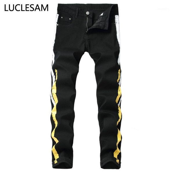 men's jeans mens skinny side stripe streetwear hip hop biker for men black casual printed denim pants elastic slim fit trousers1, Blue
men's jeans mens skinny side stripe streetwear hip hop biker for men black casual printed denim pants elastic slim fit trousers1, Blue