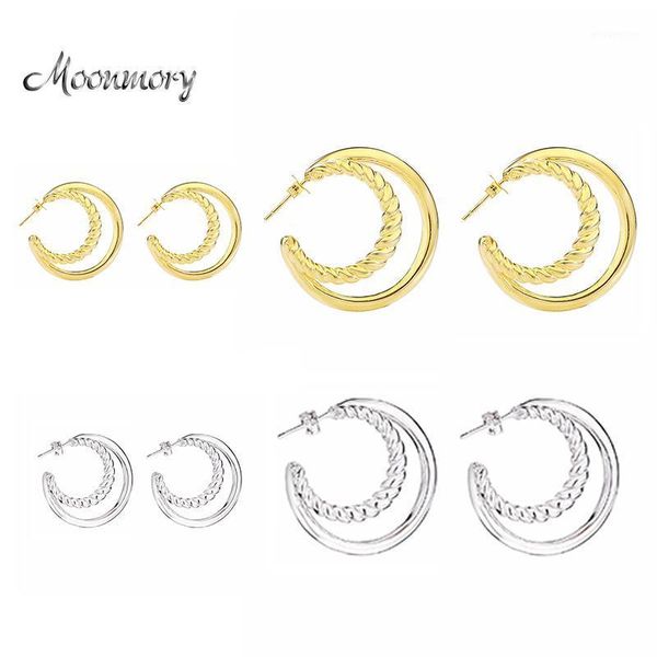 moonmory 2020 925 sterling silver huggie hoop circle earrings gold radial hoops earring for european fashion women jewelry1, Golden;silver
moonmory 2020 925 sterling silver huggie hoop circle earrings gold radial hoops earring for european fashion women jewelry1, Golden;silver