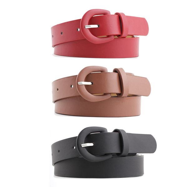 new designer women's white black brown red thin leather belt female strap pin buckle waist belts for women ladies pants 
new designer women's white black brown red thin leather belt female strap pin buckle waist belts for women ladies pants
