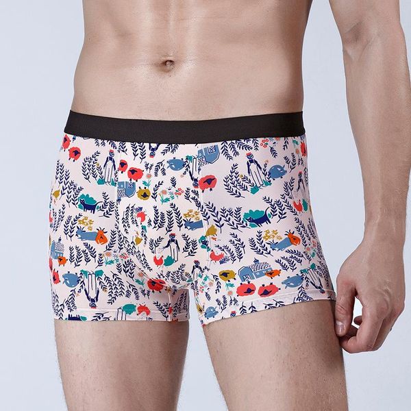 underpants men's boxer shorts nylon ice silk breathable crotch anti-bacterial panties print seamless men mid-waist underwear, Black;white
underpants men's boxer shorts nylon ice silk breathable crotch anti-bacterial panties print seamless men mid-waist underwear, Black;white