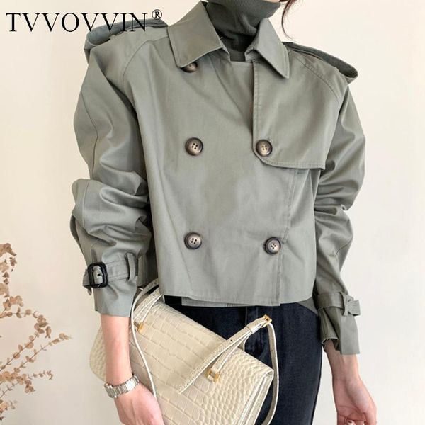 tvvovvin trench coat retro women khaki women windbreaker double breasted short coats loose casual trench autumn 2021 lsyz, Tan;black
tvvovvin trench coat retro women khaki women windbreaker double breasted short coats loose casual trench autumn 2021 lsyz, Tan;black