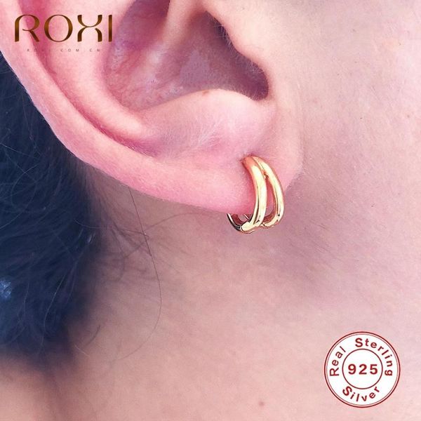 hoop & huggie roxi glossy small double round earrings for women girls birthday wedding 925 sterling silver jewelry oorbellen, Golden;silver
hoop & huggie roxi glossy small double round earrings for women girls birthday wedding 925 sterling silver jewelry oorbellen, Golden;silver