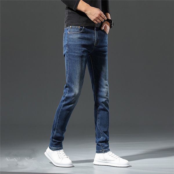 mens design luxury thick autumn designer slimleg jeans exquisite cowboy famous zipper designer good quality denim pants w28w40, Blue
mens design luxury thick autumn designer slimleg jeans exquisite cowboy famous zipper designer good quality denim pants w28w40, Blue