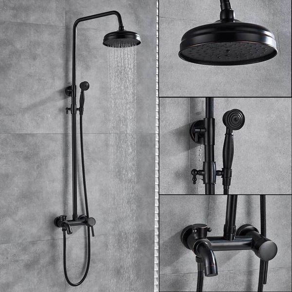 bronze black bathroom shower faucet mixer wall mount 8" rainfall shower set mixer tap brass tub spout bath shower mixers 1011
bronze black bathroom shower faucet mixer wall mount 8" rainfall shower set mixer tap brass tub spout bath shower mixers 1011