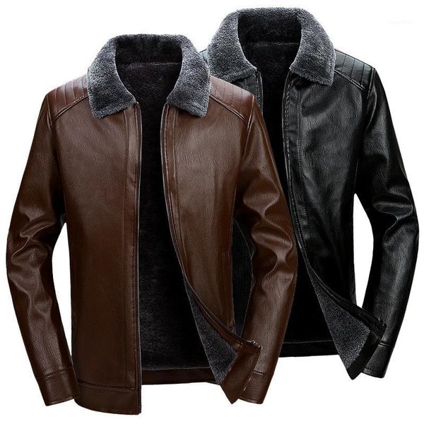 men of 2019 autumn winters imitation fur pu leather jacket to keep warm and leisure leather coat1, Black
men of 2019 autumn winters imitation fur pu leather jacket to keep warm and leisure leather coat1, Black