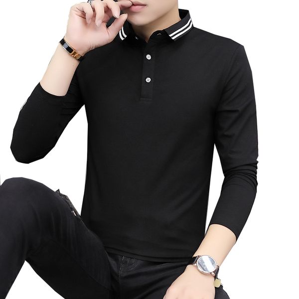 browon brand clothing solid color breathable classic men's tshirt cotton long sleeve men t-shirt, White;black
browon brand clothing solid color breathable classic men's tshirt cotton long sleeve men t-shirt, White;black