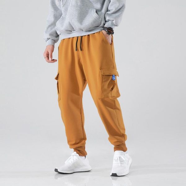 men's pants fashion cargo men streetwear cotton jogger male 2021 spring multi-pocket casual slim sweatpants, Black
men's pants fashion cargo men streetwear cotton jogger male 2021 spring multi-pocket casual slim sweatpants, Black