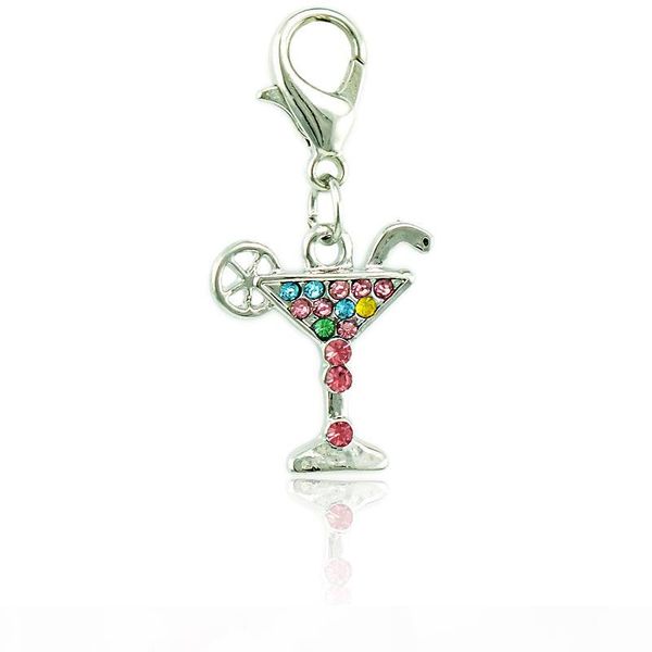 jinglang fashion lobster clasp charm dangle colorful rhinestones wine cup charms diy for jewelry making accessories, Bronze;silver
jinglang fashion lobster clasp charm dangle colorful rhinestones wine cup charms diy for jewelry making accessories, Bronze;silver