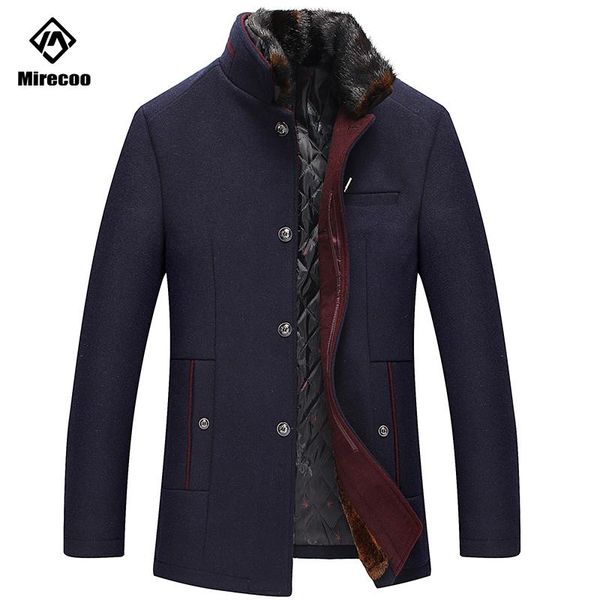 overcoat men detachable fur collar solid color thick woolen long jacket men men's business warm wool winter coat 2020 clothing, Black
overcoat men detachable fur collar solid color thick woolen long jacket men men's business warm wool winter coat 2020 clothing, Black