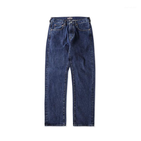 men's jeans men's straight standard micro casual wash red ear denim retro leggings, Blue
men's jeans men's straight standard micro casual wash red ear denim retro leggings, Blue