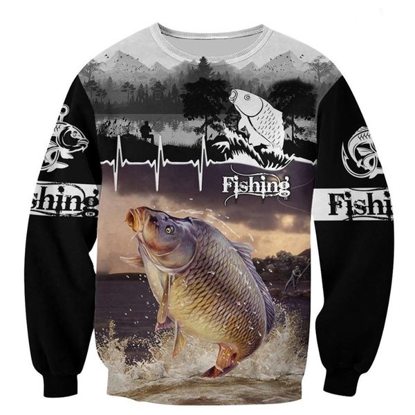 fashion animal hoodies carp fishing 3d all over printed sweatshirt hoodie harajuku streetwear casual tracksuit dw0126 201020, Black
fashion animal hoodies carp fishing 3d all over printed sweatshirt hoodie harajuku streetwear casual tracksuit dw0126 201020, Black