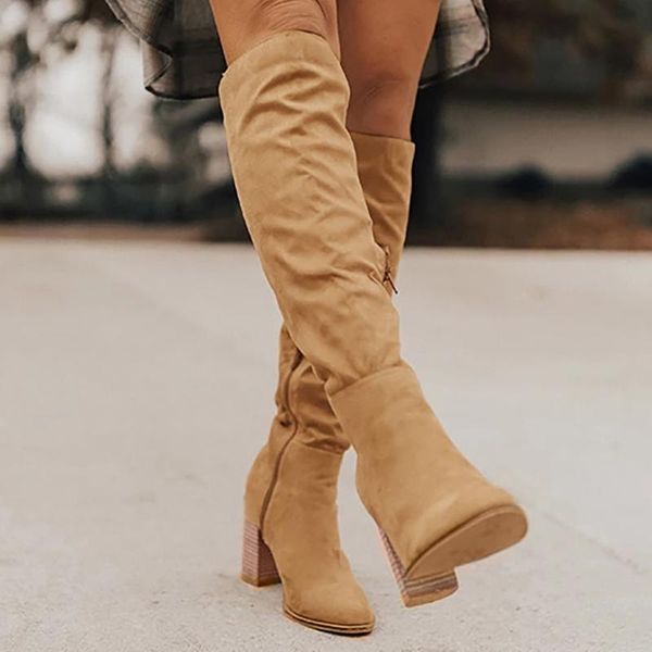 boots shoes women's rome solid zipper chunky high heels knee-high female autumn winter lady thigh boot, Black
boots shoes women's rome solid zipper chunky high heels knee-high female autumn winter lady thigh boot, Black
