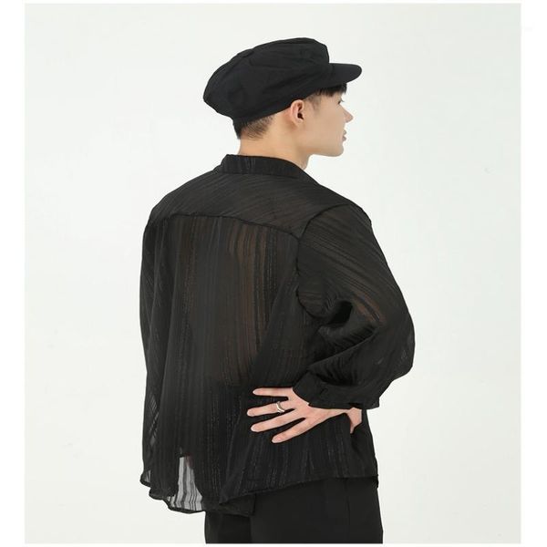 2021 autumn new shirt men's fashion casual korean version of abstinence neutral cold wind embedding design all-match solid color1, White;black
2021 autumn new shirt men's fashion casual korean version of abstinence neutral cold wind embedding design all-match solid color1, White;black
