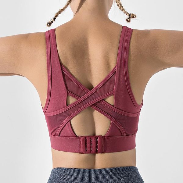 women fixed chest pad shockproof sport bras backless cross yoga running workout sportwear push up breathable mujer sport bra sqcaba
women fixed chest pad shockproof sport bras backless cross yoga running workout sportwear push up breathable mujer sport bra sqcaba
